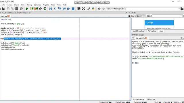 Resizing images in OpenCV | Python смотреть онлайн