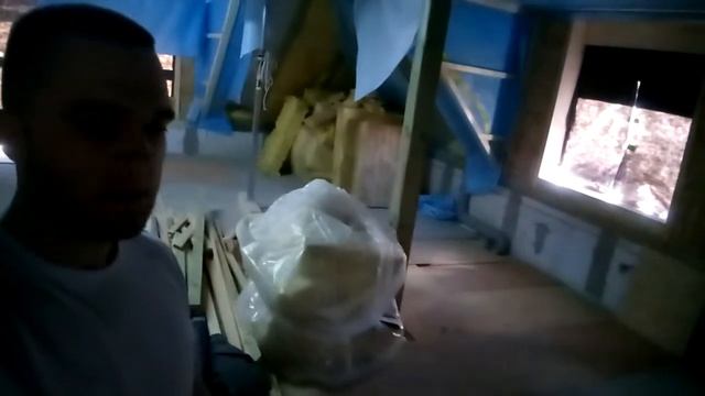 установка каркаса под слуховое окно готово