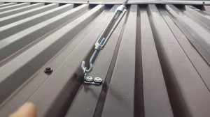 Растяжка дымохода бани. Высокая сэндвич труба.