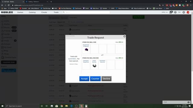 Checking 100 TRADES ON ROBLOX!! (Roblox Trading) смотреть онлайн