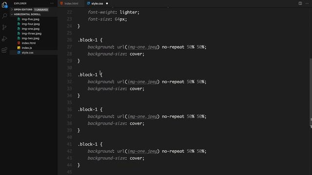 Horizontal Scroll Using JavaScript (with Skew Effect) смотреть онлайн