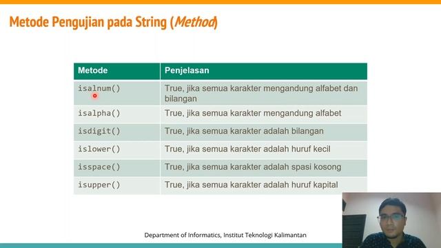 Python Basic #7.2 - String - Fungsi sampai Metode (Method) смотреть онлайн