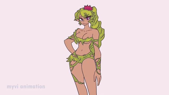Dirty animation of Theraria, Dryad and the main character смотреть онлайн