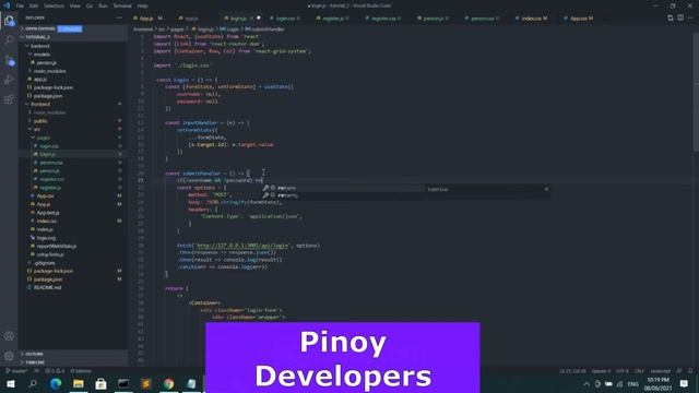 Login && Registration form in React JS смотреть онлайн