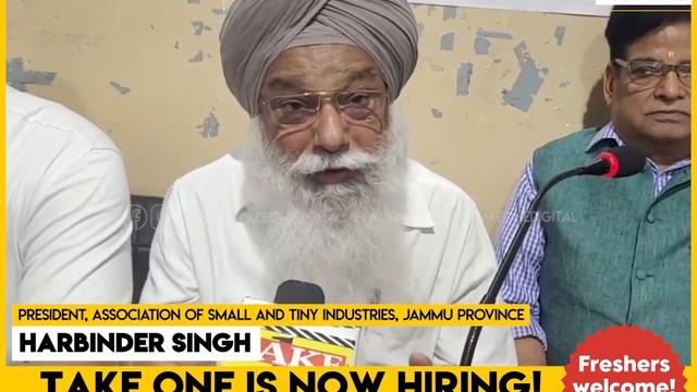 Save Micro Industries & startup entrepreneurs in Jammu: Harbinder Singh смотреть онлайн
