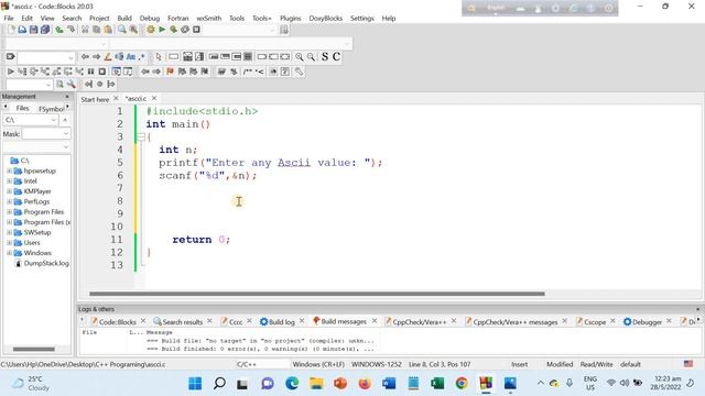 C programing Ascii Code & Ascii Character || C programing Bangla Tutorial ||সি প্রোগ্রামিং || Codin смотреть онлайн