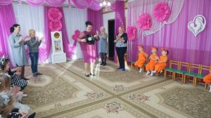 Игра с бабушками на празднике 8 Марта 2020 в средней группе .Муз. рук.  Максюта Г.  В.