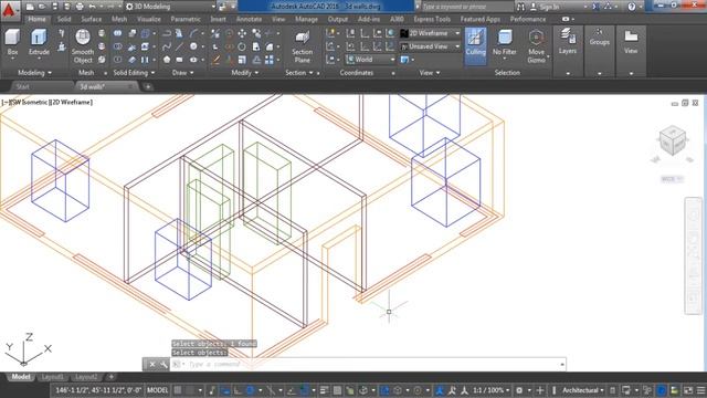 Autocad 2016 3D Modeling: Catting the Openings Lesson 8 смотреть онлайн