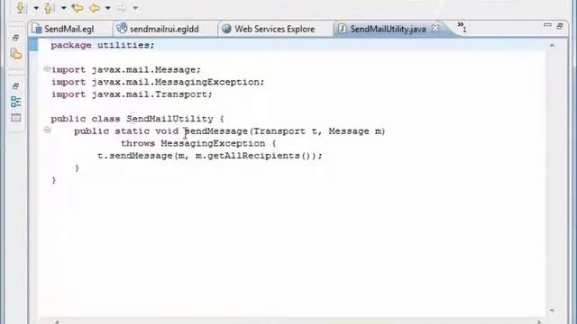 Using Java Mail API with EGL смотреть онлайн