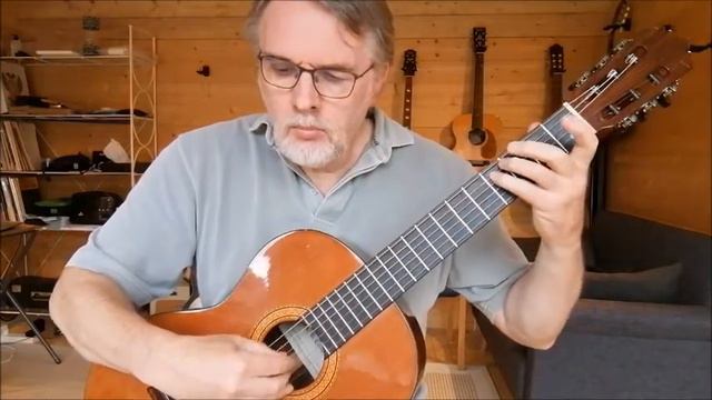 Sarabande by Arcangelo Corelli - easy classical guitar duets - Nigel playing part 2 смотреть онлайн