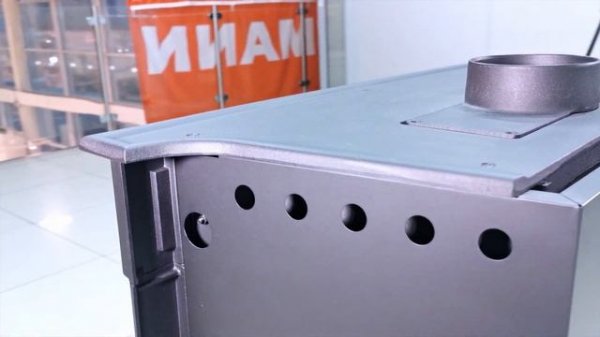 Отопительная чугунная печь GLAS FRANKLIN (Plamen)