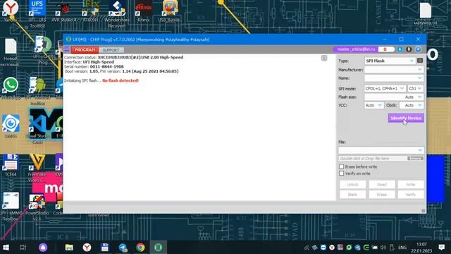 UFI BOX  Isp SPI Flash
