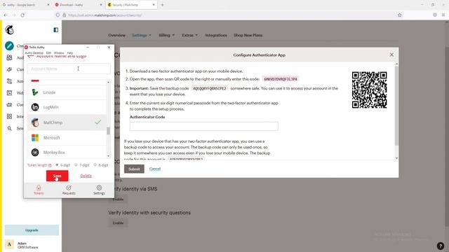 How To Connect Twilio Authy With Mailchimp And Enable Two-Factor Authentication (2FA)?