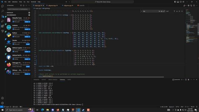 C++/SDL2 Raycaster Engine Update: Sprites, lighting, floor ceiling textures, animation, sky, doors смотреть онлайн