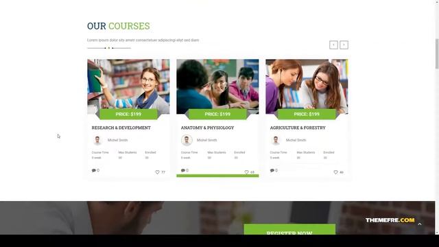 Eduvision - Online Course Multipurpose Education WordPress Theme 12 university Website Builder смотреть онлайн