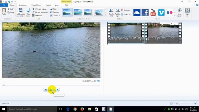 Windows Movie Maker Tutorial For Beginners -  Movie Maker Windows 10 Split, Trim & Edit Tips 2016