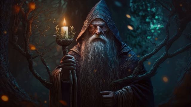 Древние медитативное путешествие и встреча с древним волшебником в лесу смотреть онлайн