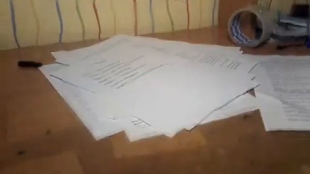 Зделали огромный мяч из бумаги+скотч!! смотреть онлайн