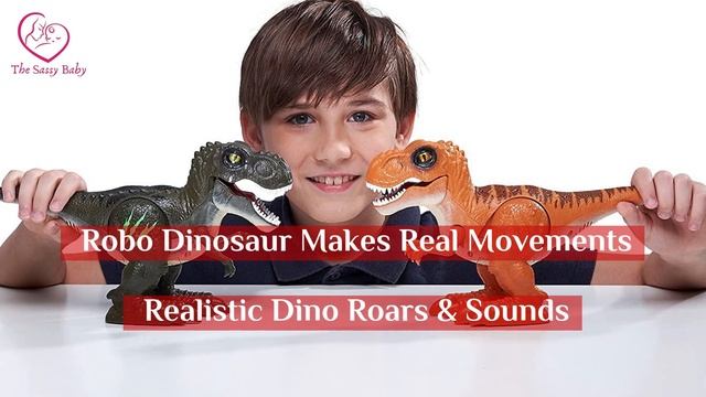Robo Alive Dinosaur Toy for Kids - Robotic Dino Pet смотреть онлайн