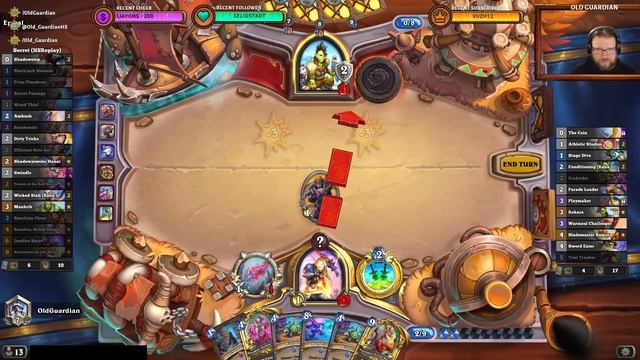 Secret Rogue deck guide and gameplay (Hearthstone Forged in the Barrens) смотреть онлайн