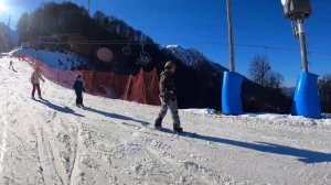 Роза Хутор. Трасса зелёная Шале