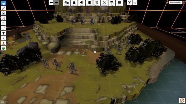 TTS Battlemap - Hillside Crypt Tabletop Simulator Map смотреть онлайн