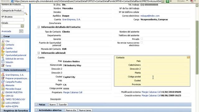 Oracle CRM On Demand. Demostración e introducción a funcionalidades básicas смотреть онлайн