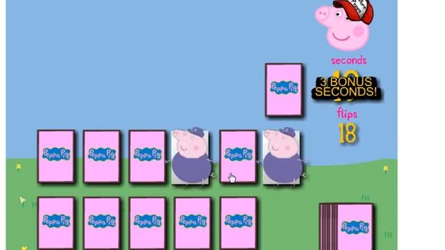 Тренируем память Игра Свинка Пеппа Peppa Pig смотреть онлайн