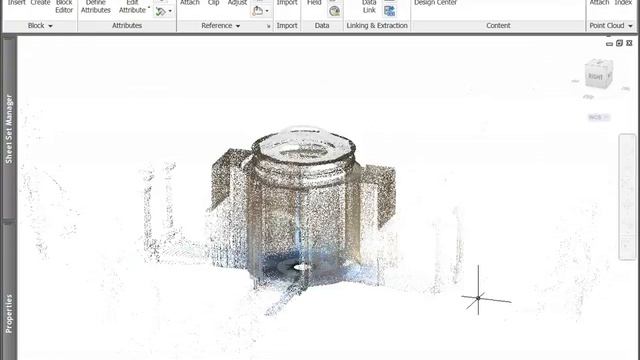 Point Cloud Support - AutoCAD 2011 смотреть онлайн