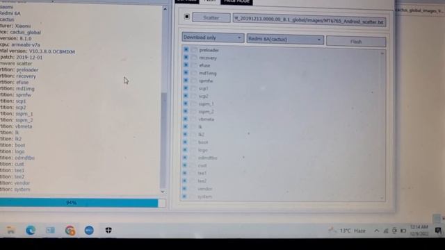 redmi 6a system has been destroyed Fix Dft pro