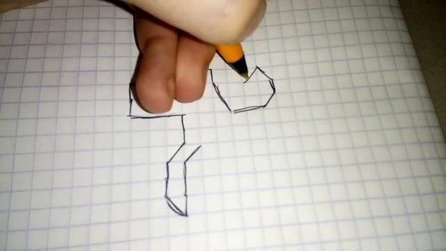 Как нарисовать собаку по клеточкам. смотреть онлайн