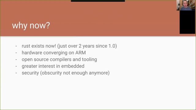 Bootstrapping Embedded Development in Rust @ Rust DC, June 15, 2017 смотреть онлайн