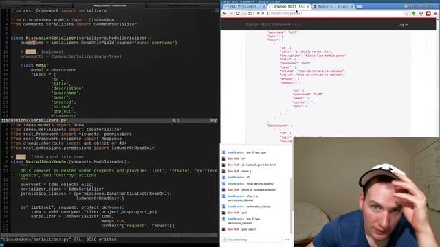 Django Web API livestream смотреть онлайн