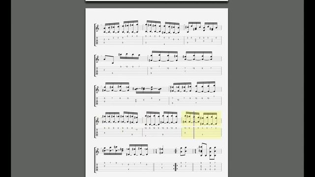 W.A. Mozart - Rondo alla Turca ("Turkish March") -GUITAR TAB смотреть онлайн