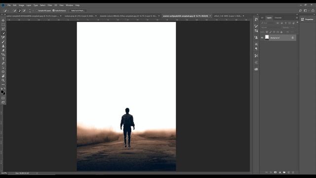 Double Exposure Cinema graph | Photoshop tutorial | смотреть онлайн