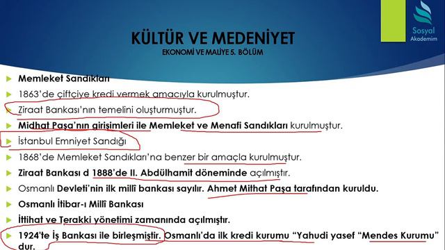 42) OSMANLI KÜLTÜR VE MEDENİYETİ 6.BÖLÜM!! (BANKACILIK VE VERGİ TÜRLERİ) смотреть онлайн