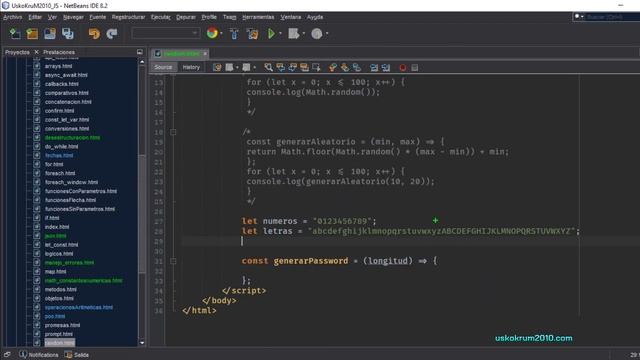 Math.random() | Generar números y passwords aleatorios con JavaScript ?? | Curso JavaScript # 47 смотреть онлайн