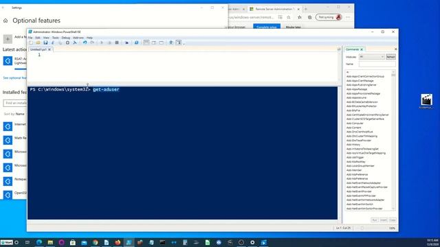RSAT Remote Server Administration Tools Install, Window 10 Build 19042 Version 20H2 PowerShell & GU смотреть онлайн
