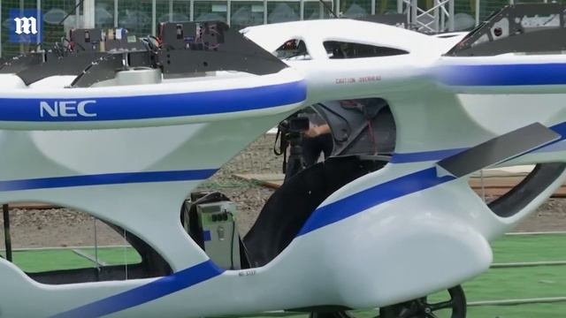 Японская летающая машина SkyDrive смотреть онлайн