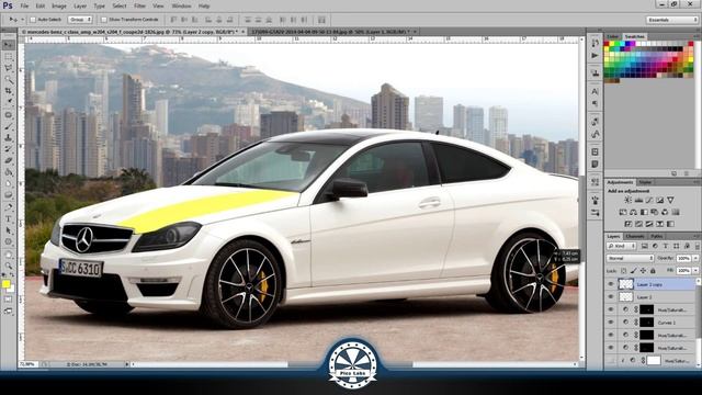 PHOTOSHOP | Mercedes C-Klasse | Virtual Car Tuning
