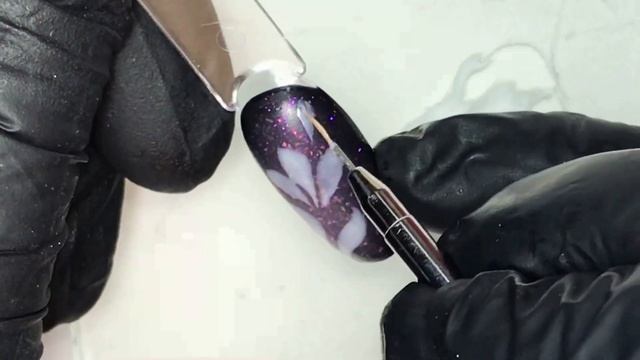 Быстрый флористический дизайн ногтей паутинкой смотреть онлайн