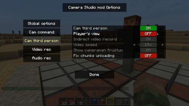 Как записать Timelapse: Camera Studio Mod [Minecraft Mods]