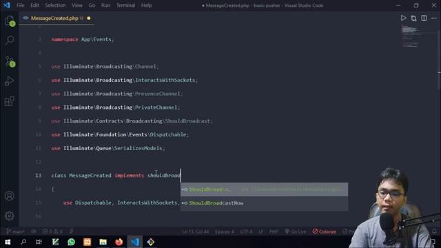 Event dan Broadcast Laravel - Realtime Laravel App #2 смотреть онлайн