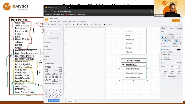Build your First Data Model using Draw.io смотреть онлайн