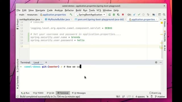 Secure an Apache Camel + Spring Boot REST API with Basic Authentication смотреть онлайн
