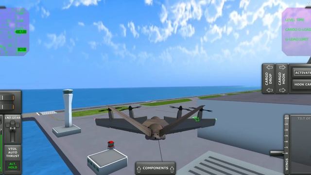 Turboprop Flight Simulator (v. 1.29) - Cargo Hook mission смотреть онлайн