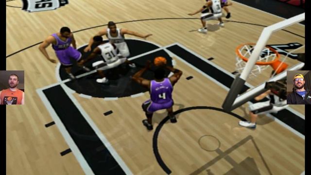 Kings vs Spurs - NBA Live 2004 смотреть онлайн
