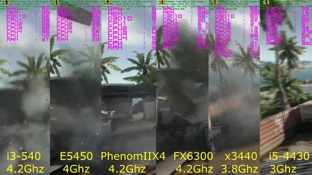 Crysis i3-540/Xeon E5450/Phenom II X4 960T/FX6300/X3440/i5-4430 + GTX 970 Very High 1080p смотреть онлайн