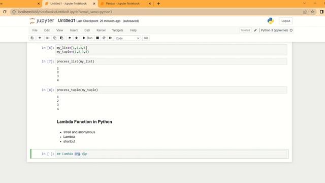 Python Lambda function смотреть онлайн
