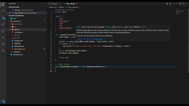 Deploy lambda using serverless | Upload image to s3 | Go lambda serverless | #aws#golang@aseemwango смотреть онлайн